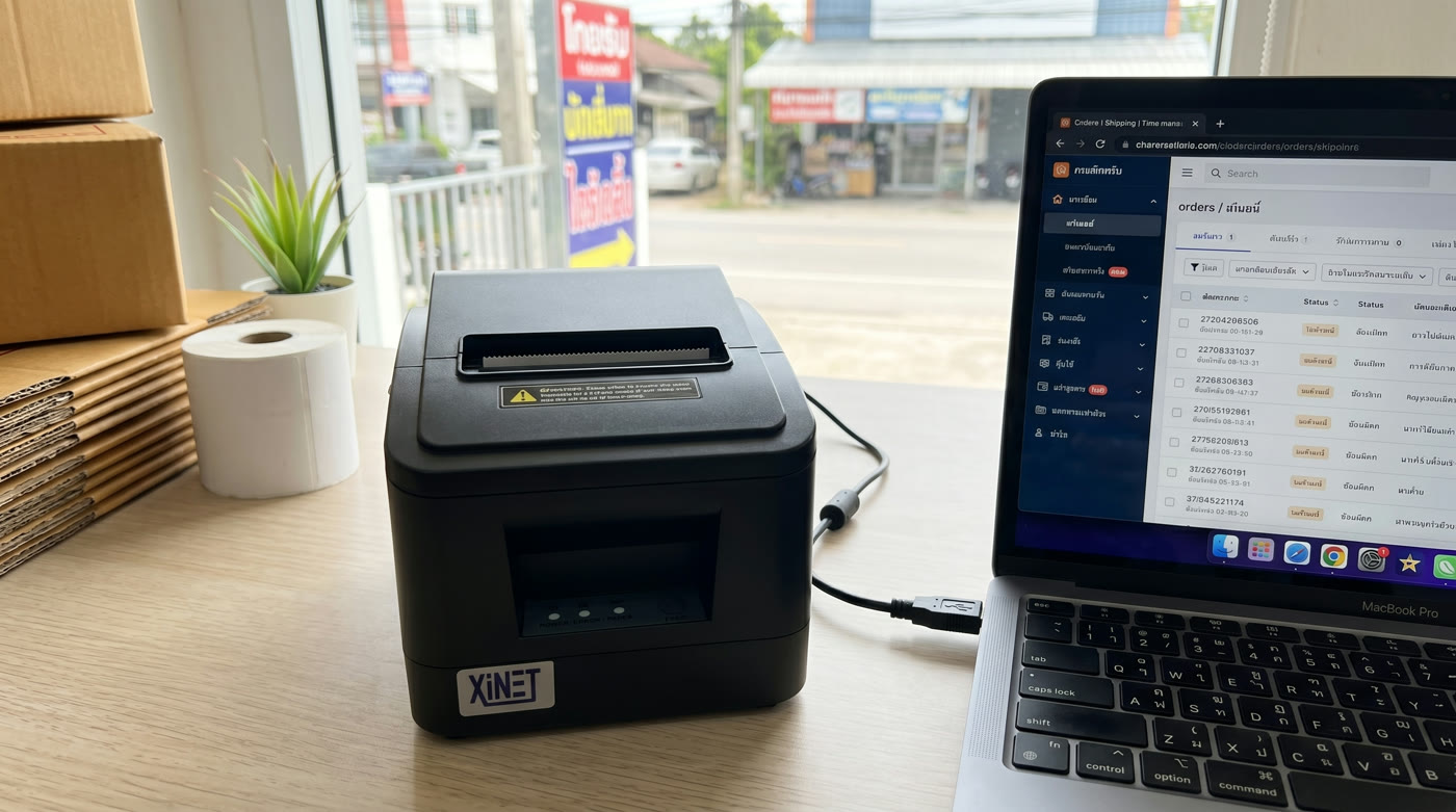 MD-5532 BT เชื่อม Bluetooth และ USB กับ POS